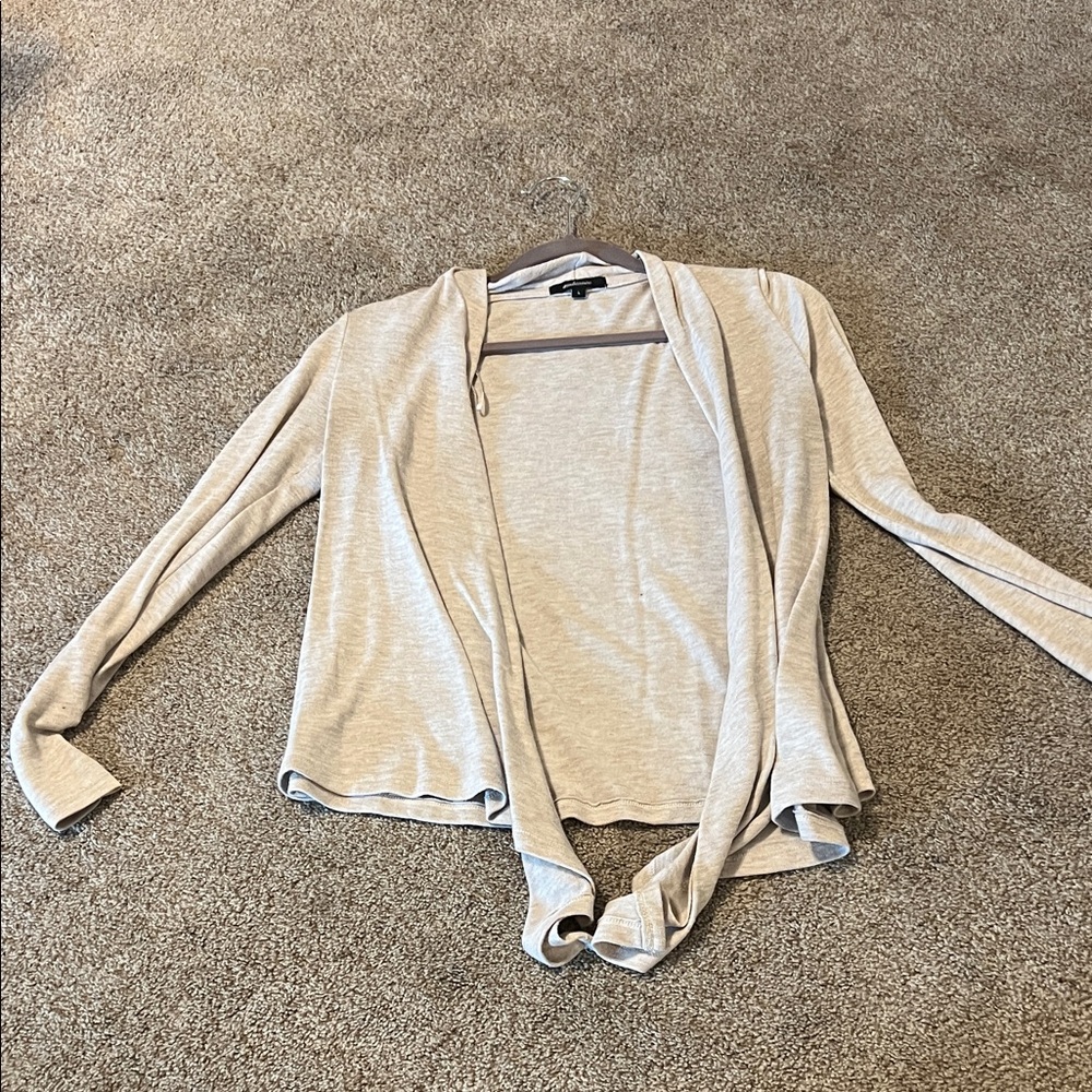 Ambiance Light Gray Cardigan Sweater